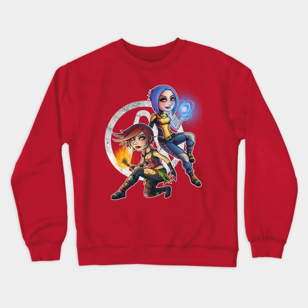 Borderlands 2 Sirens Crewneck Sweatshirt by Lukael